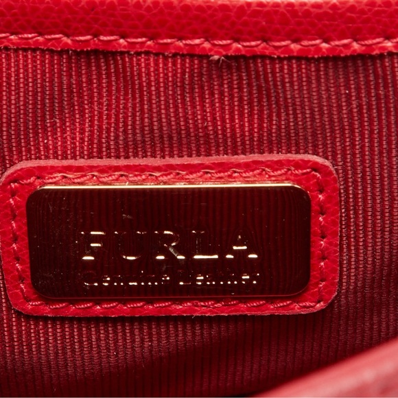Furla Metropolis Bold Red Crossbody Bag - Picture 7 of 17